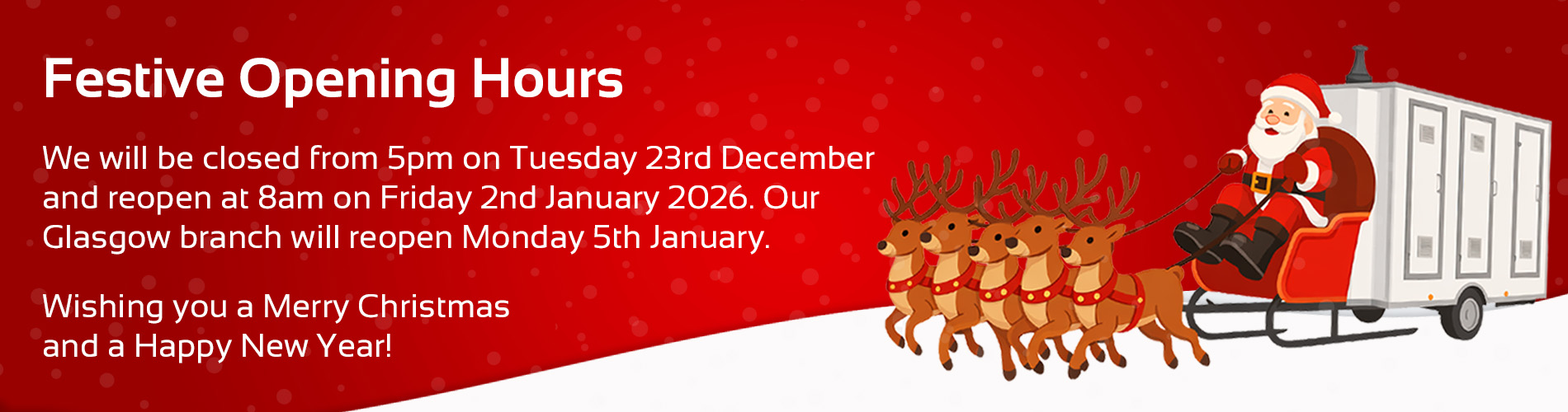 Christmas Opening Hours