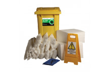360L Oil Only Spill Response Kit Wheeled Bin