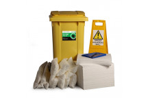 240L Oil Only Spill Response Kit Wheeled Bin