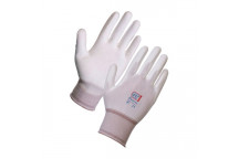 White PU Electron Precision Gloves Size 10