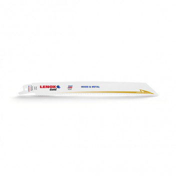 8\" Lenox Gold Power Arc Recip Blade 10TPI (Pack of 5)