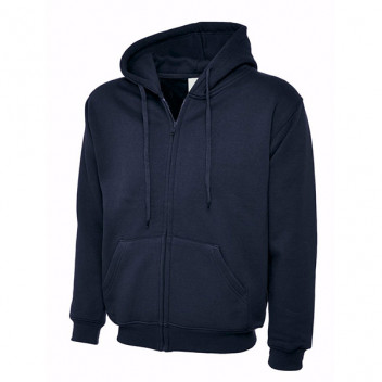 Navy Classic Zip Hoodie Medium