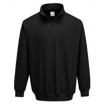 Black Half Zip Sweatshirt Size M