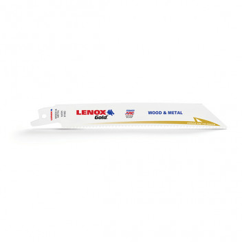 6\" Lenox Gold Power Arc Recip Blade 10TPI (Pack of 5)