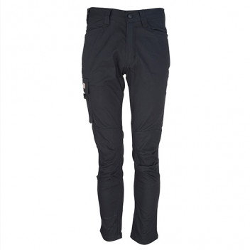 Black Stretch Standard Contractor Trousers 30R
