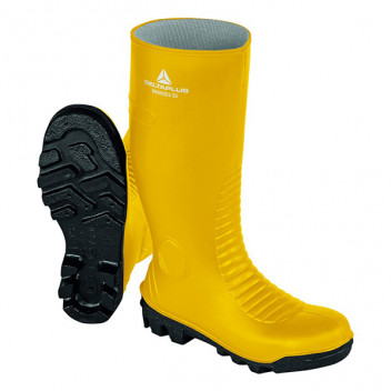 Yellow Safety Wellington Size 12