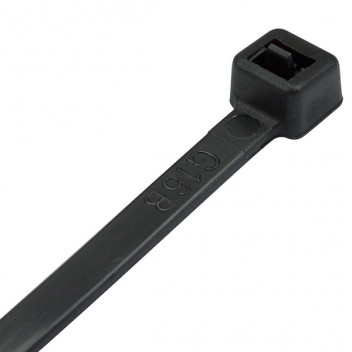 Black 300m x 4.8mm Cable Ties (Pack of 100)