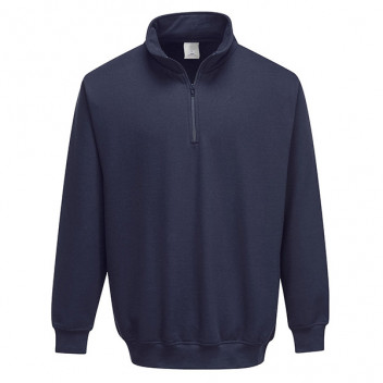 Half Zip Sweatshirt Navy XXL