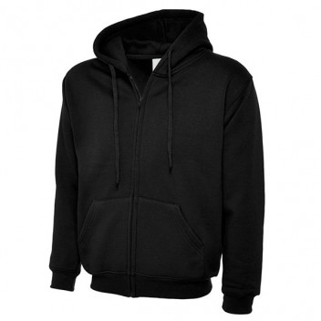Black Classic Zip Hoodie XL
