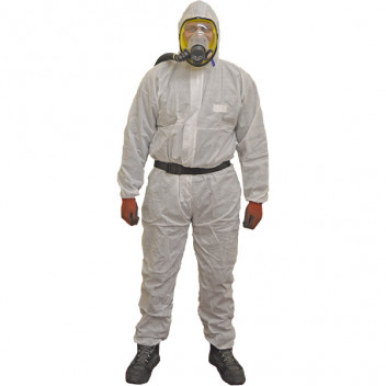 Evergard Type 5/6 Disposable Coveralls White XXL
