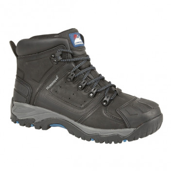 Black Waterproof S3 SRC Ankle Safety Boot Size 8