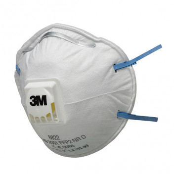 3M Particulate Respirator, FFP2, Valved, 8822