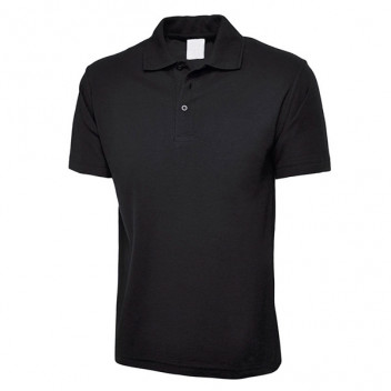 Black Classic Polo Shirt Medium