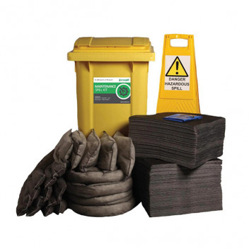 240L Maintenance Spill Response Kit Wheeled Bin