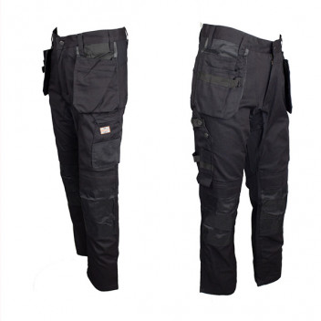 Black Stretch Premium Trousers 32R