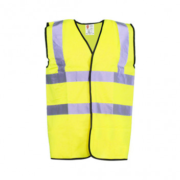 Hi Vis Waistcoat Yellow Medium