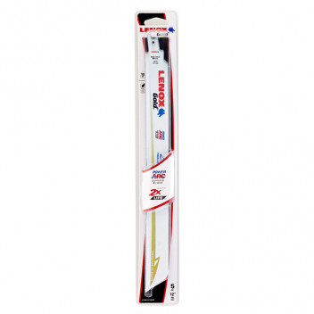 12\" Lenox Gold Power Arc Recip Blade 10TPI (Pack of 5)