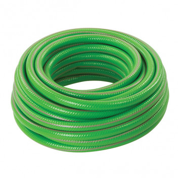 Green Reinforced PVC Garden Hose 30m x 13mm