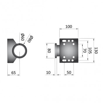 Retractable Jockey Wheel 60mm 300kg