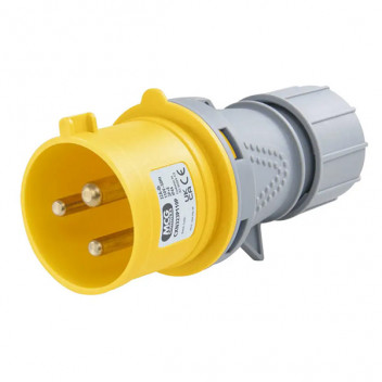 110V Yellow Trailing Plug 32A